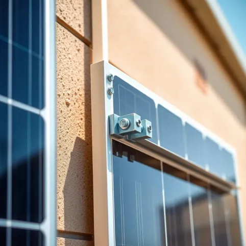 Mocowanie paneli fotowoltaicznych do ściany