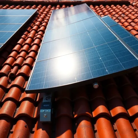 Montaż paneli fotowoltaicznych na dachówce