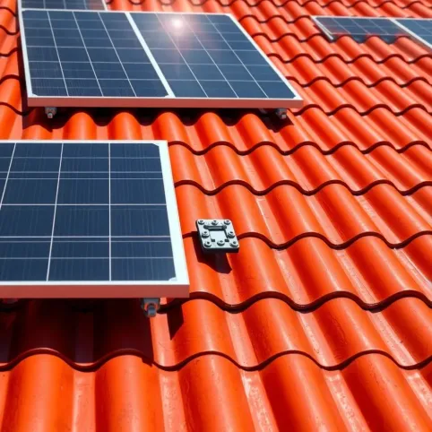 Montaż paneli fotowoltaicznych na dachówce ceramicznej
