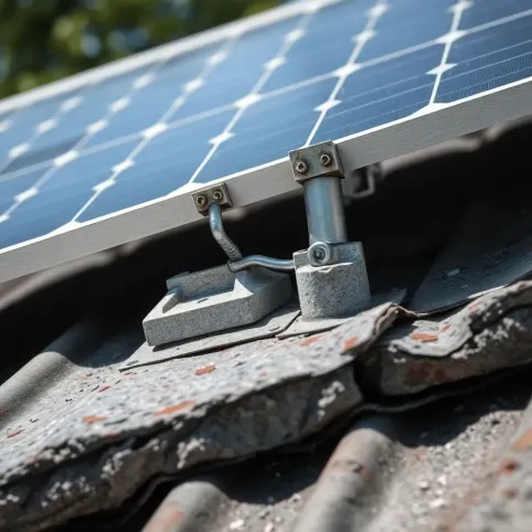 Montaż paneli fotowoltaicznych na eternicie