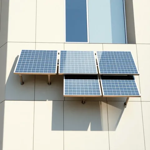 Montaż paneli fotowoltaicznych na ścianie