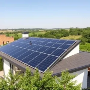 montaż paneli fotowoltaicznych w poziomie