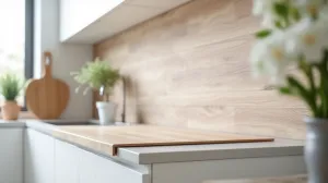 Panel przyblatowy laminowany montaż