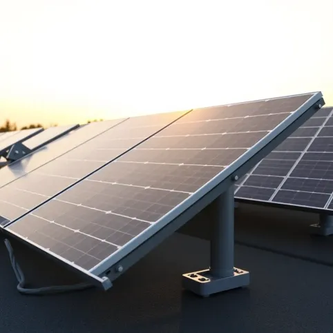 Panele fotowoltaiczne pod kątem 15 stopni