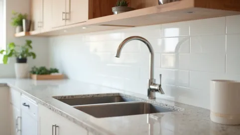 Panele ścienne zamiast płytek w kuchni