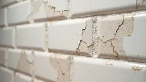 Panele winylowe na stare płytki na ścianie