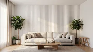 ryflowane panele ścienne aranżacje