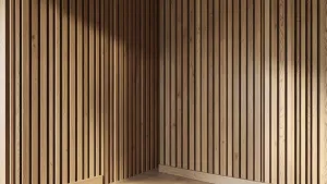 ryflowane panele ścienne drewniane
