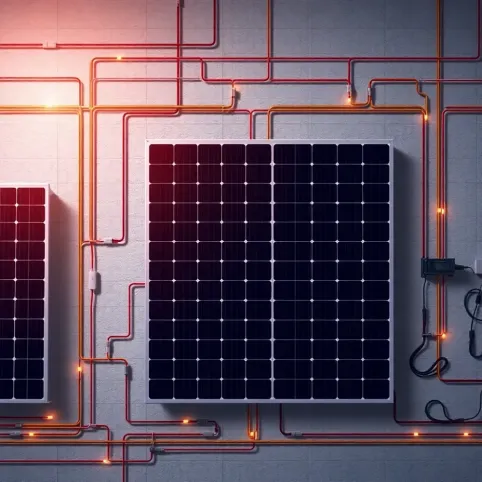 Schemat podłączenia paneli fotowoltaicznych