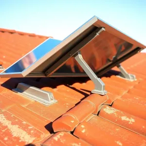 Stelaż pod panele fotowoltaiczne na dach