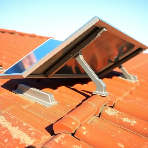 Stelaż pod panele fotowoltaiczne na dach