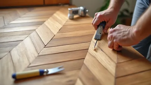 Układanie paneli w jodełkę cena