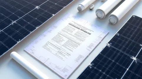 Zgoda wspólnoty na montaż paneli fotowoltaicznych wzór