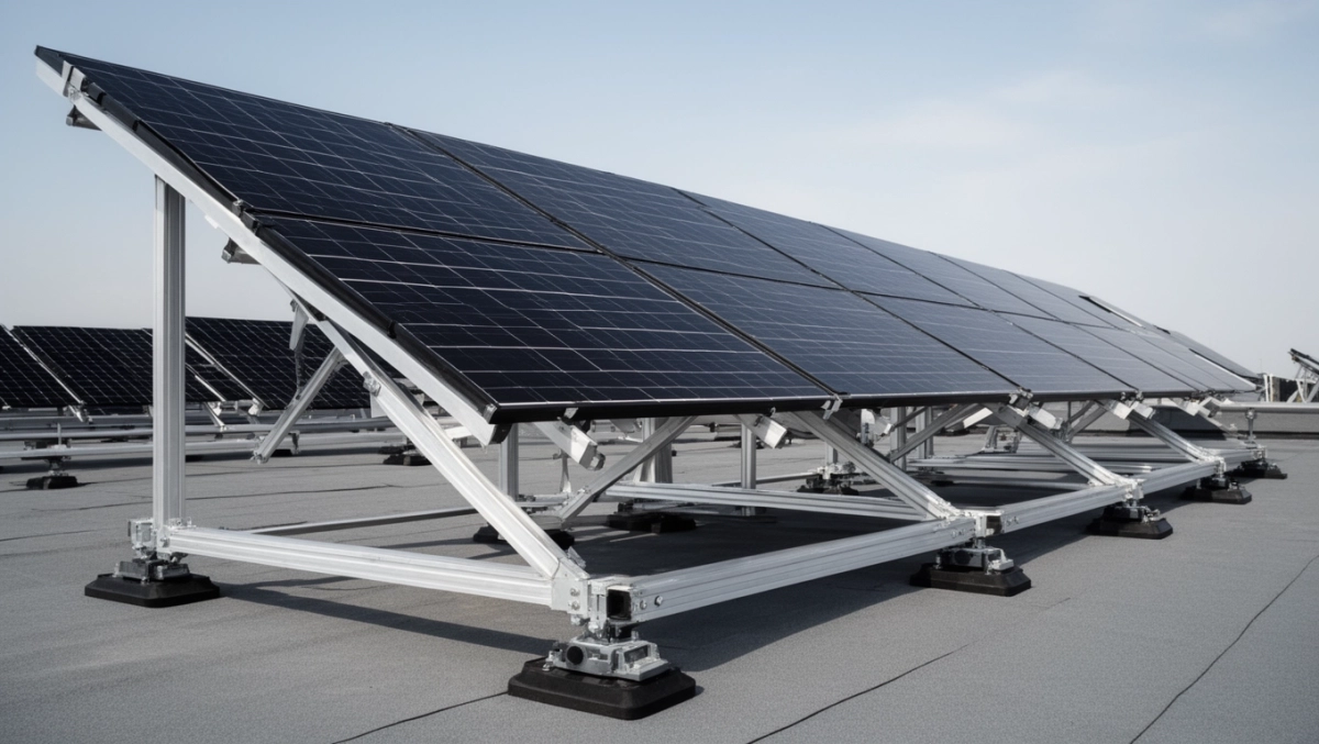 Stelaż do paneli fotowoltaicznych na dachu płaskim cena