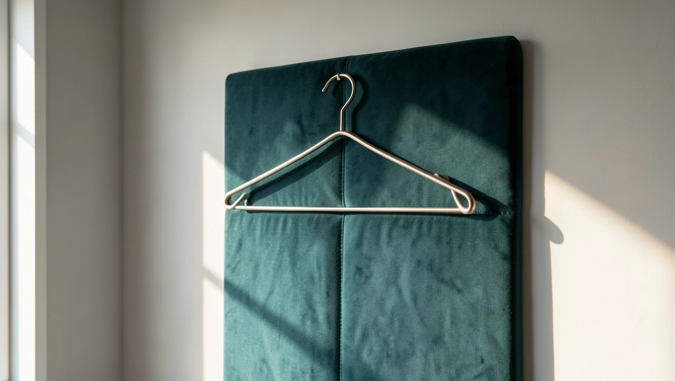 Styl i estetyka wieszaków na panelach tapicerowanych