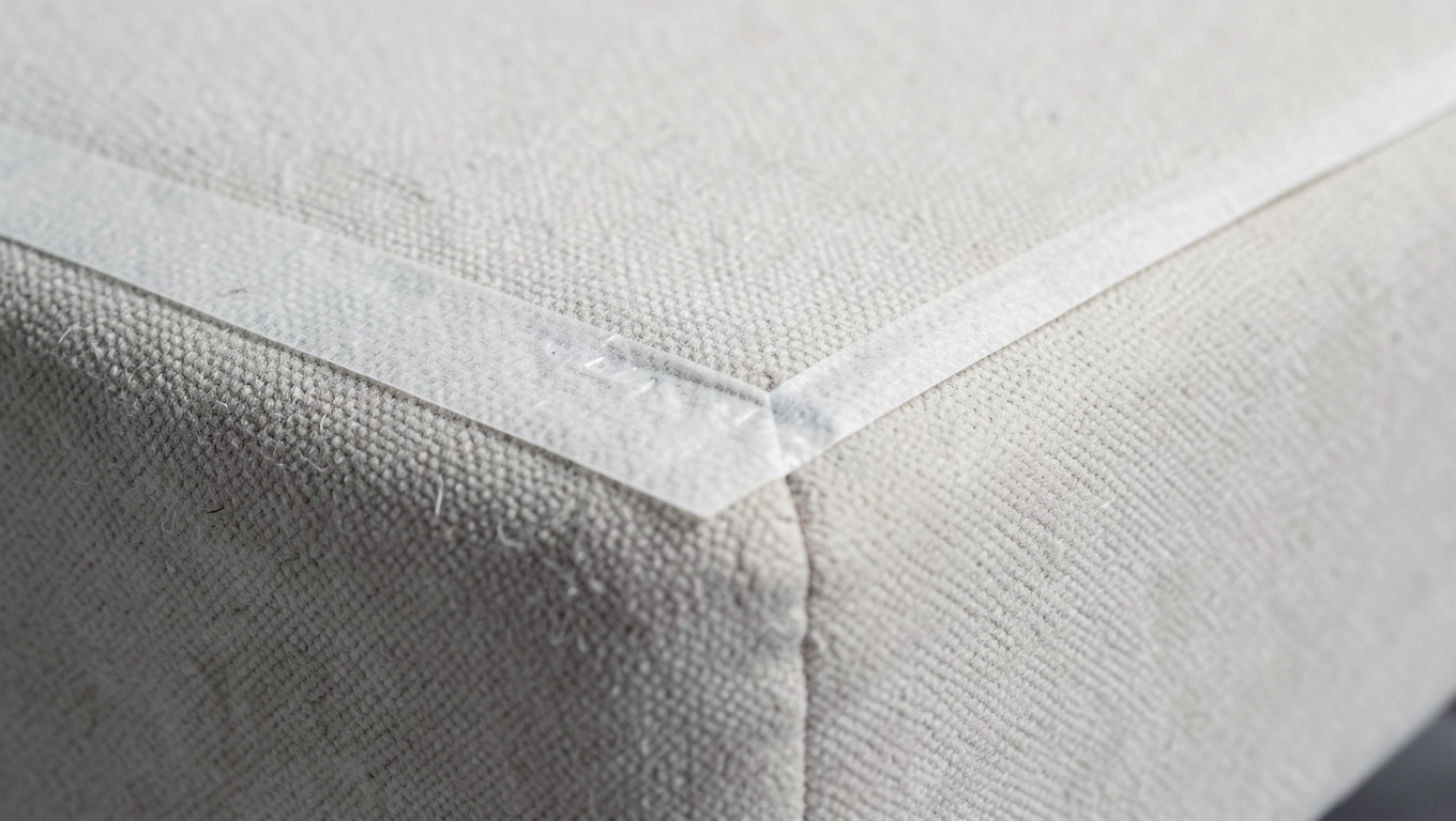 Technika klejenia taśmy dwustronnej na panele tapicerowane