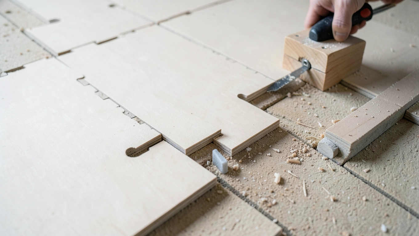 Układanie paneli laminowanych - tylko robocizna