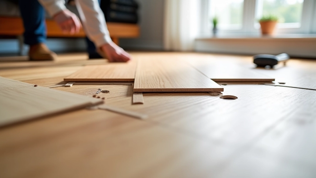 Układanie paneli podłogowych