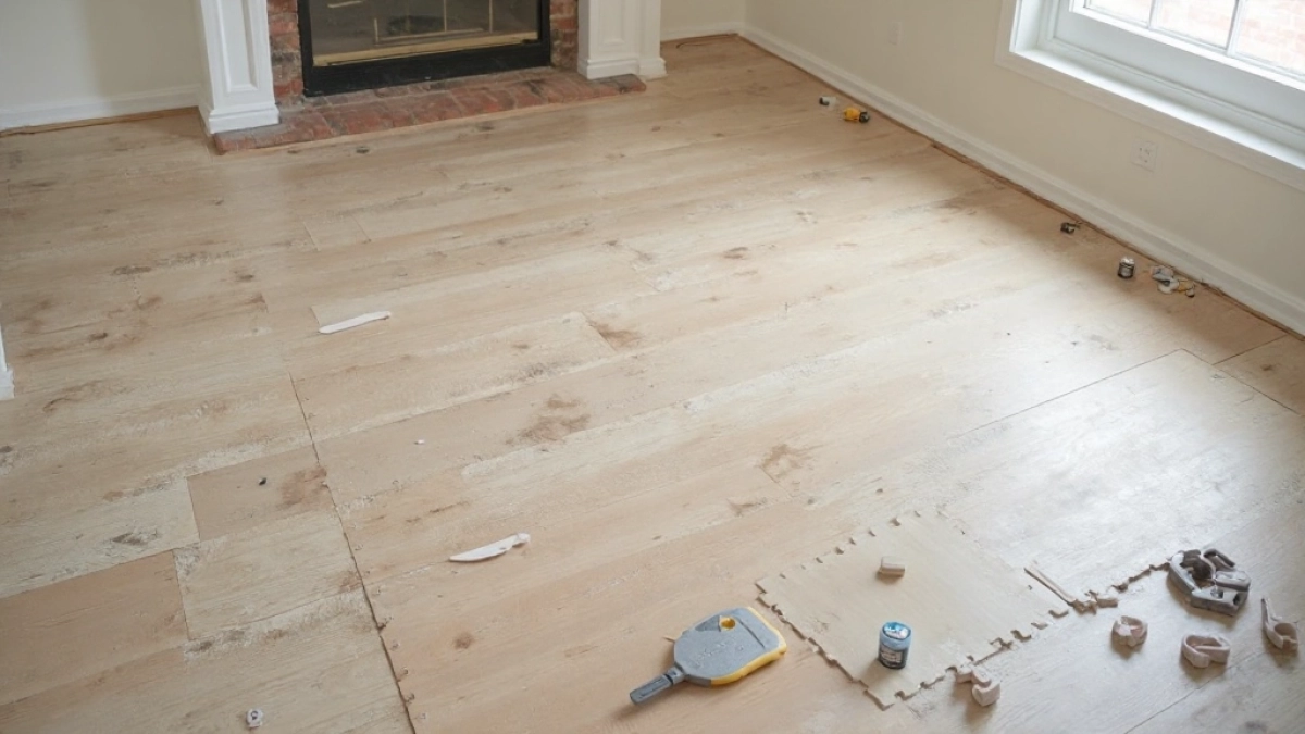 układanie paneli winylowych z zintegrowanym podkładem