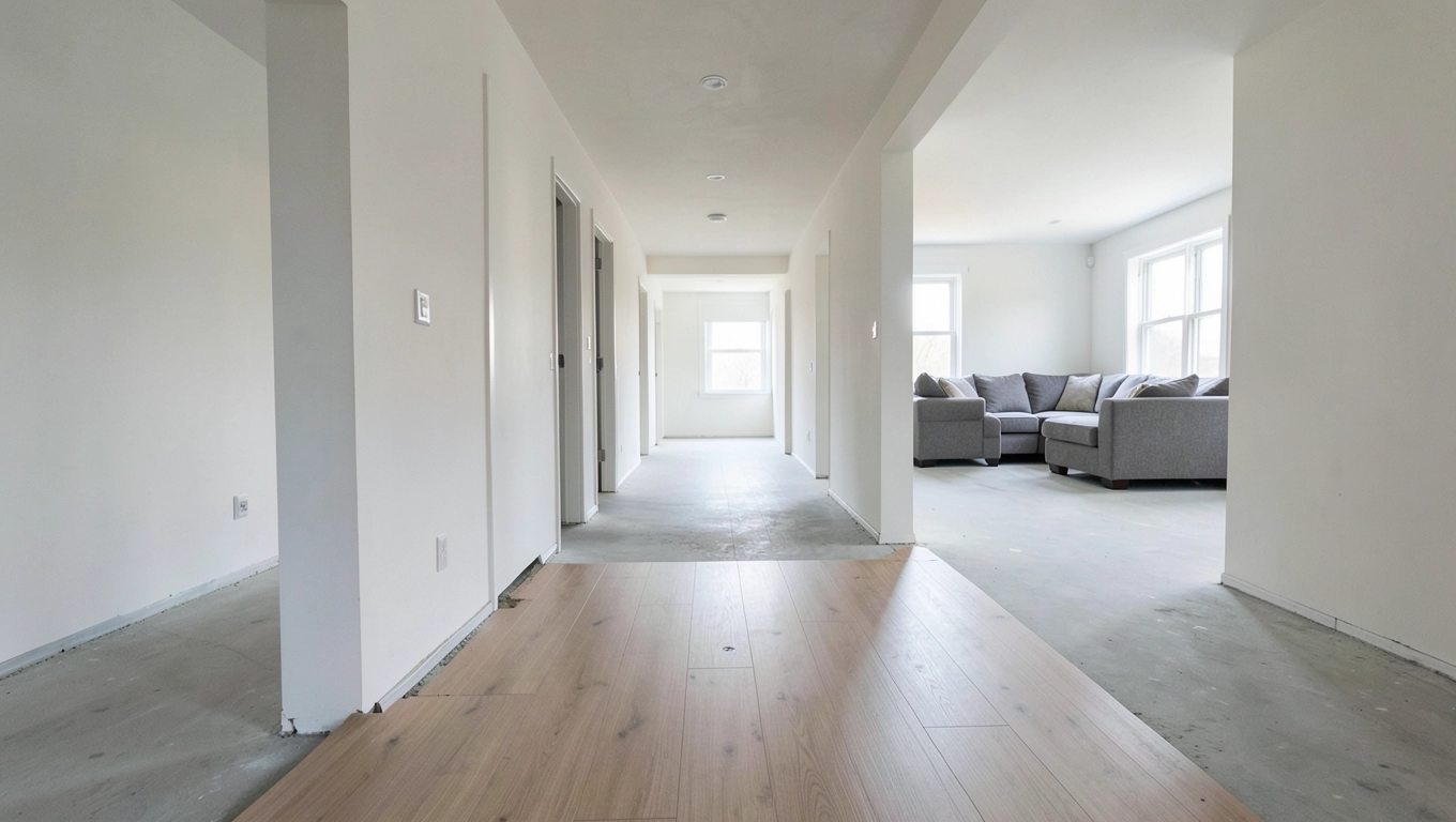 w jakim kierunku układać panele podłogowe