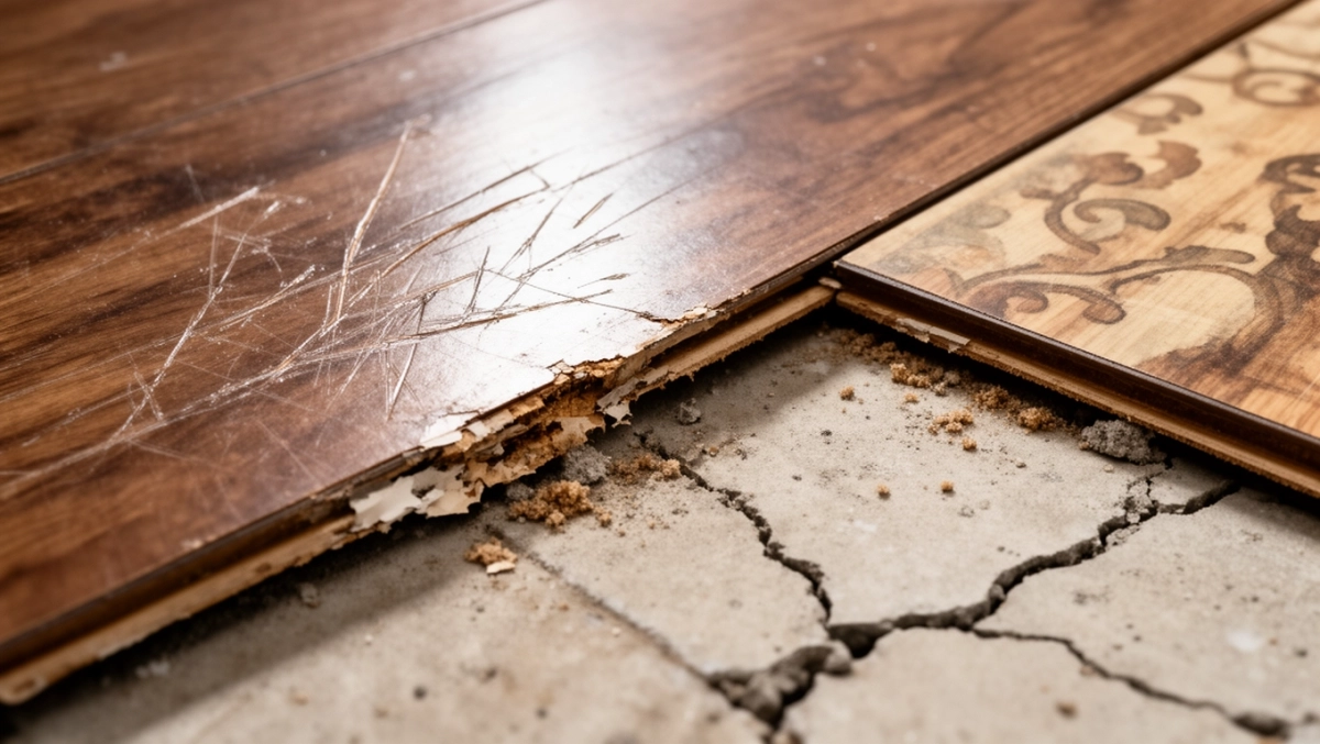 Wady paneli laminowanych