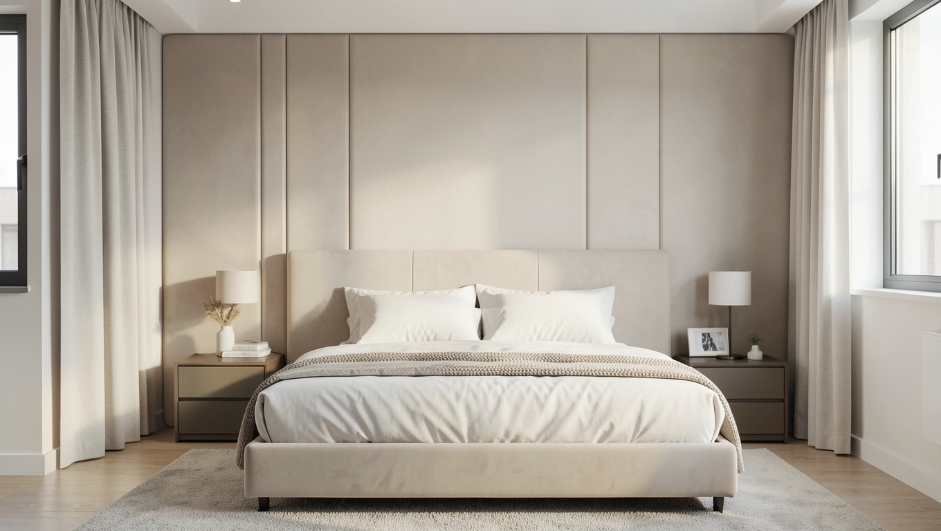 Zalety łóżek bez wezgłowia z panelami tapicerowanymi