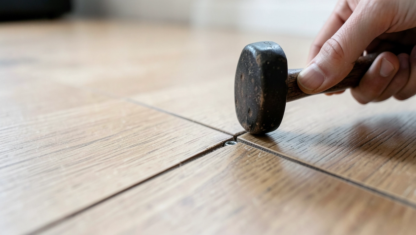 Zastosowanie dobijaka w montażu paneli winylowych